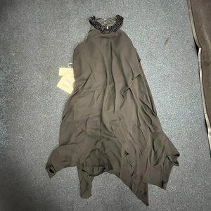 BLACK LANTING BRIDAL GOWN